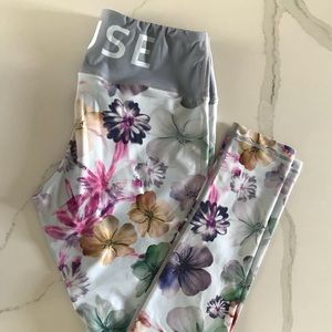 Amuse floral yoga/running pants